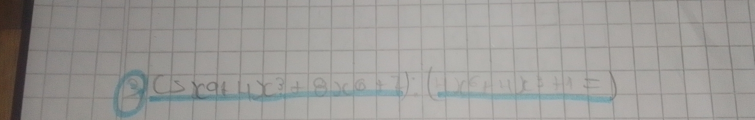 (s* 9+4x^3+8x^6+ 4x^6+4x^3+1=