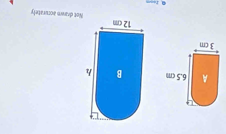 A 6.5 cm
3 cm
Not drawn accurately
Q Zoorn