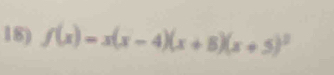 f(x)=x(x-4)(x+5)(x+5)^2