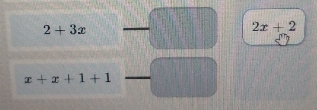 2+3x
2x+2
x+x+1+1