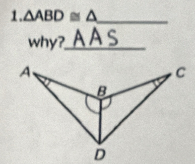 △ ABD≌ △ _ 
why?_