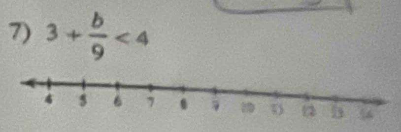 3+ b/9 <4</tex>