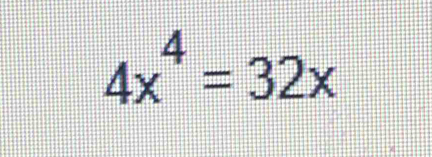 4x^4=32x