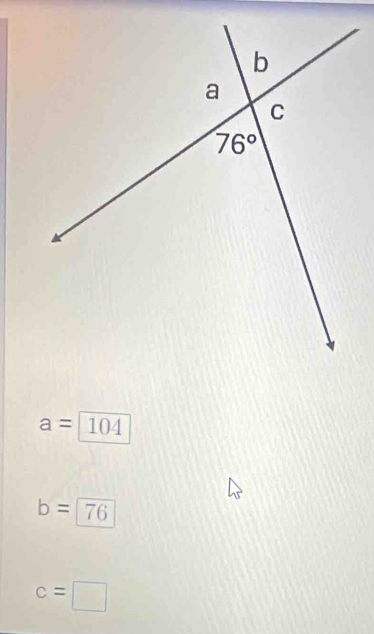 a=104
b=76
c=□