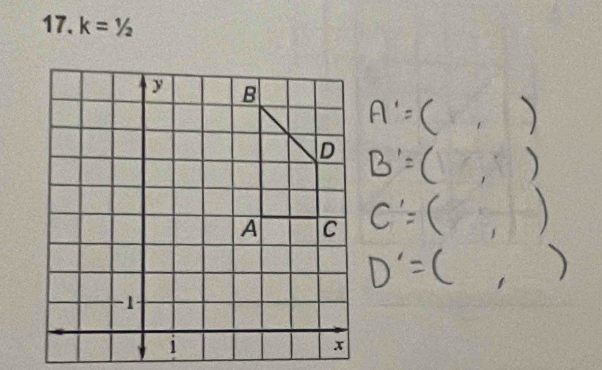 k=1/2