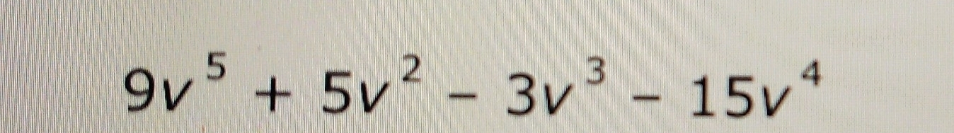 9v^5+5v^2-3v^3-15v^4