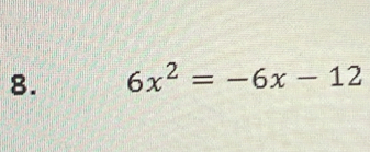 6x^2=-6x-12