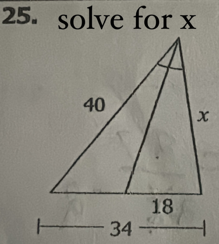 solve for x