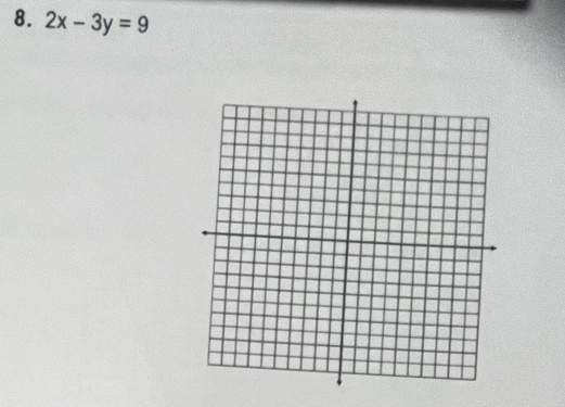 2x-3y=9