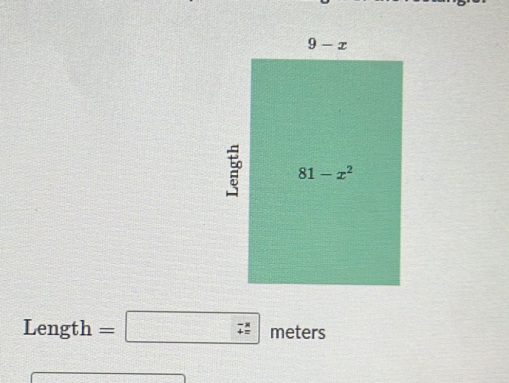 Length =□ meters