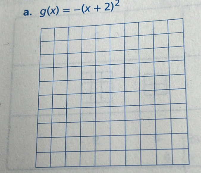 g(x)=-(x+2)^2