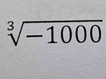 sqrt[3](-1000)