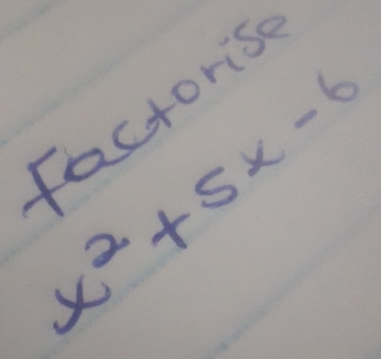 Factoris
x^2+5x-6