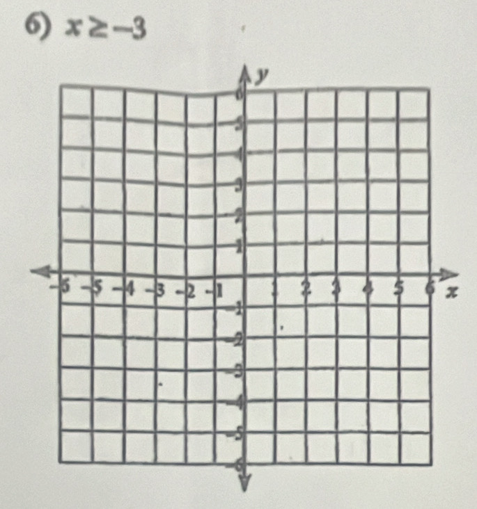 x≥ -3