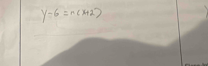 y-6=n(x+2)