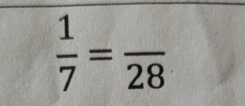  1/7 =frac 28