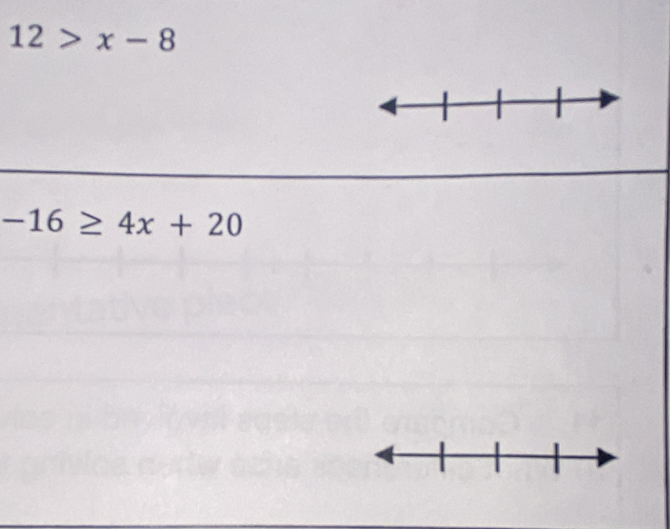 12>x-8
-16≥ 4x+20