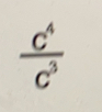  c^4/c^3 