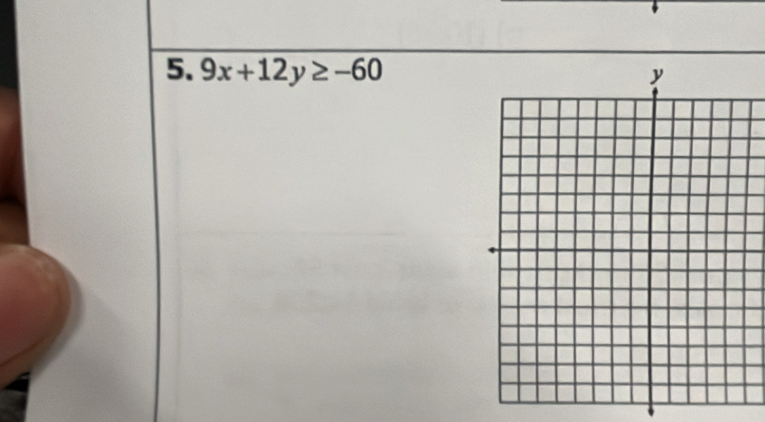 9x+12y≥ -60