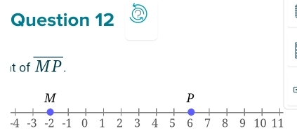 It of overline MP. 
[