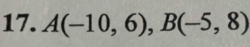 A(-10,6), B(-5,8)