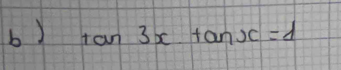 an 40° 3x· tan x=1