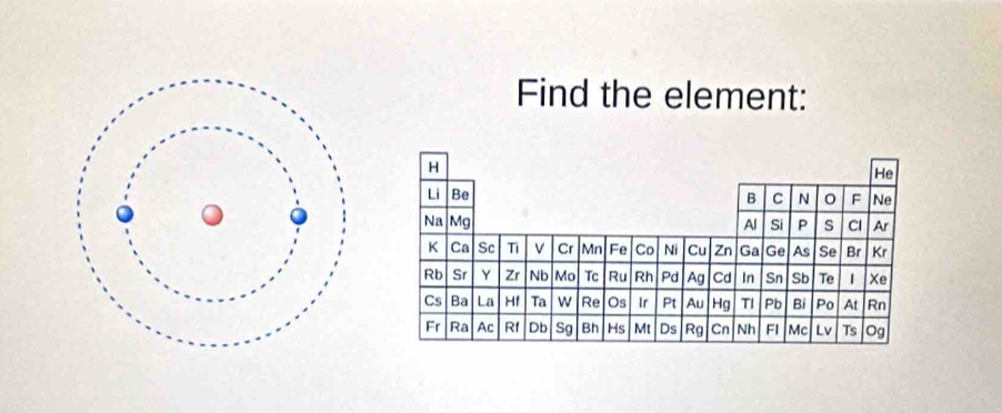 Find the element: