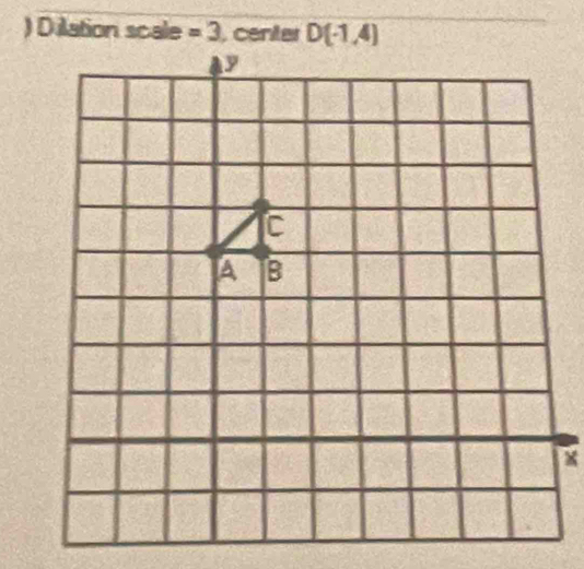 )Dilation scale