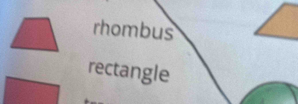 rhombus 
rectangle