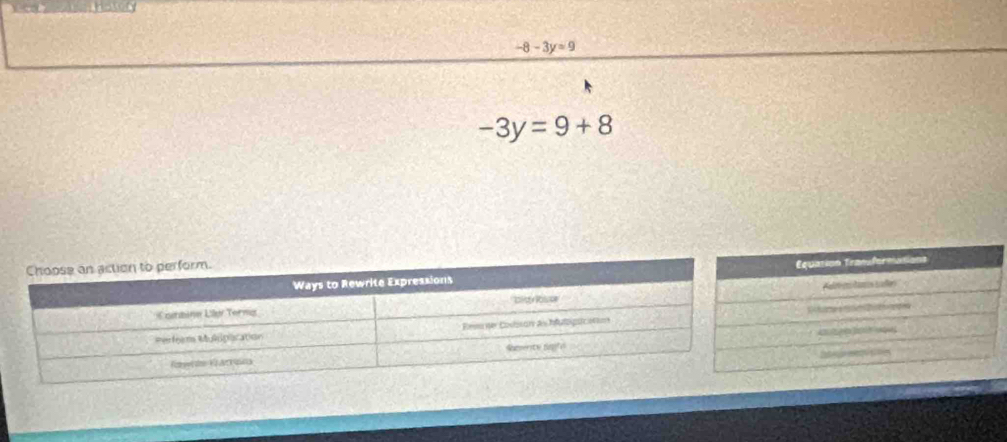 hotery
-8-3y=9
-3y=9+8