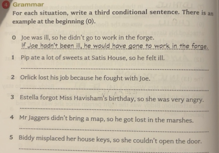 Risolto:Grammar For each situation, write a third conditional sentence ...
