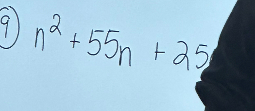 9 n^2+55n+25