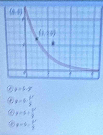 y=5-x
y=6·  y^2/2 
y=5+ p^2/2 
y=9= y^2/2 