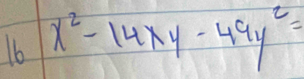 1b x^2-14xy-49y^2=