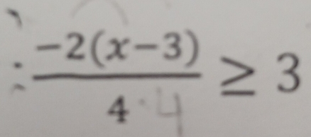 -²q-³ ≥ 3