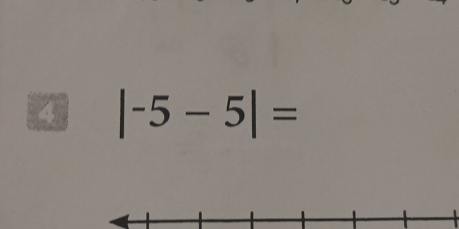 a |-5-5|=