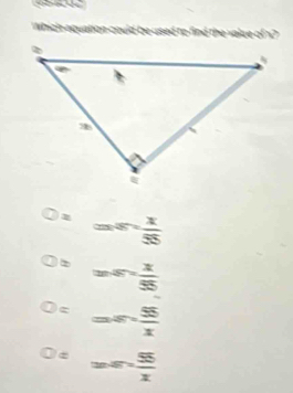 =s·  x/55 
=5- x/55 
=sigma ·  55/x 
=π ·  55/x 