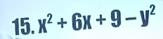 x^2+6x+9-y^2