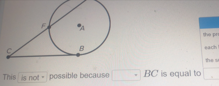 the pr 
each 
the s 
This is not possible because ||| BC is equal to