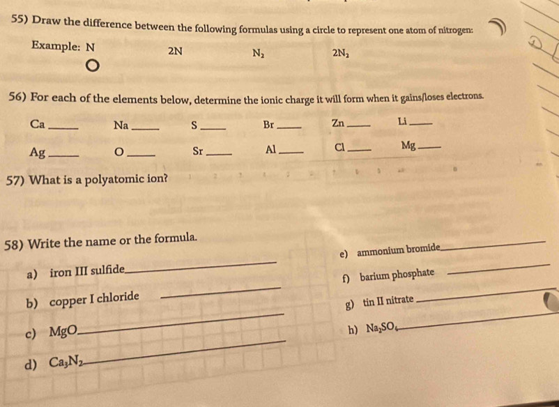 Solved: Draw the difference between the following formulas using a ...
