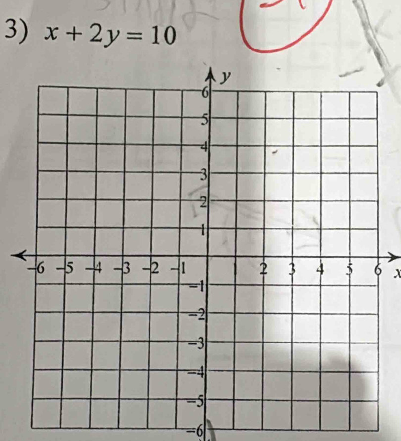 x+2y=10
x
-6