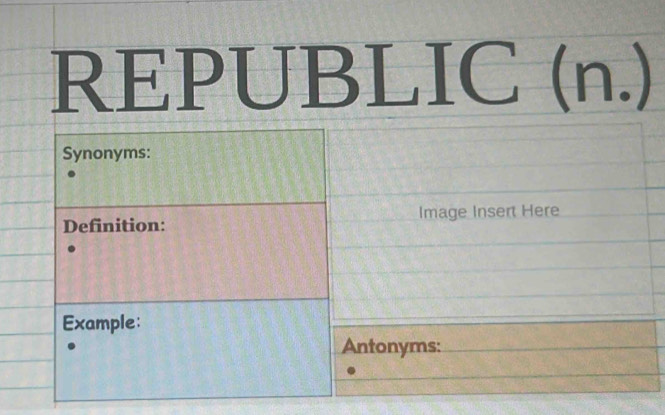 REPUBLIC (n.)