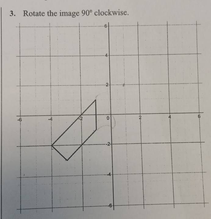 Rotate the image 90° clockwise.