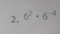 6^2· 6^(-4)