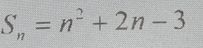 S_n=n^2+2n-3