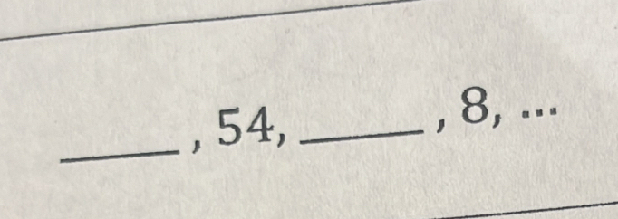 54, _, 8, ...