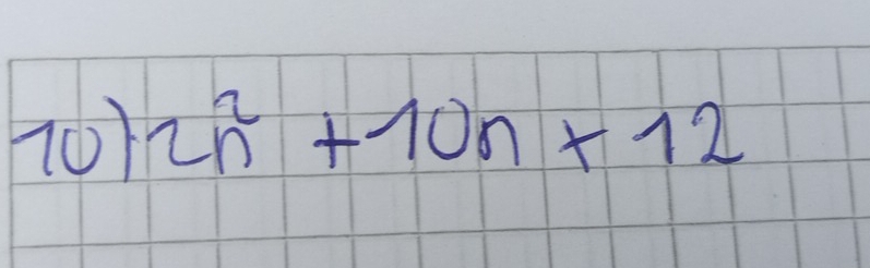 (0) 2n^2+10n+12