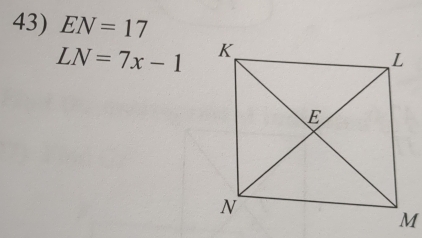 EN=17
LN=7x-1