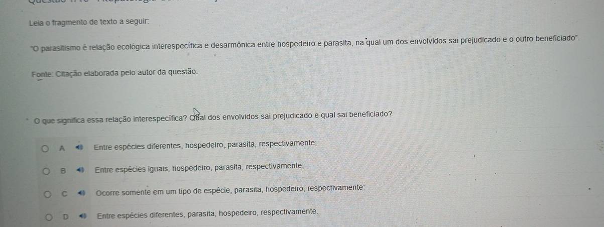 Resolvido:Leia o fragmento de texto a seguir: 