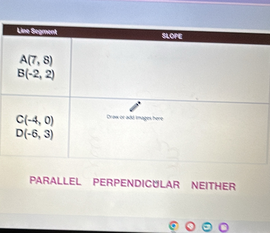 PARALLEL PERPENDICULAR NEITHER